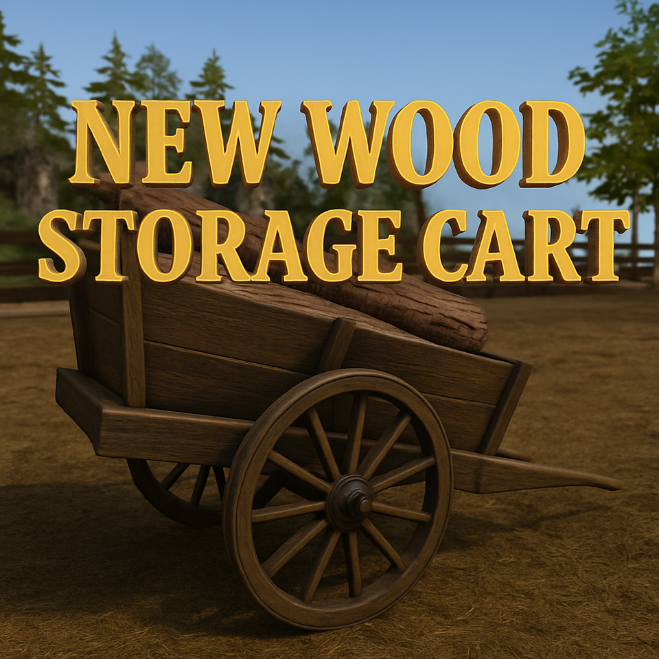 NEW WOOD STORAGE CARTDrop by to get your copy now.New Mesh Items Branches / Twig Box / Wood / Leaves Box / Firewood Logs.Also Added the Neew Beta Storage Scripts.